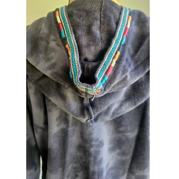 Sundance Moonlight Sky Tie Dye Hoodie Embroidered Anthropology Women's SZ:S - Picture 10 of 11